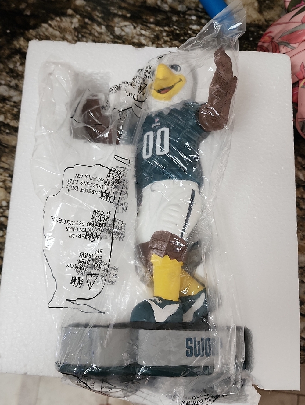 Philadelphia Eagles Mascot  Swoop, Figurine. NIB! - Picture 15 of 16